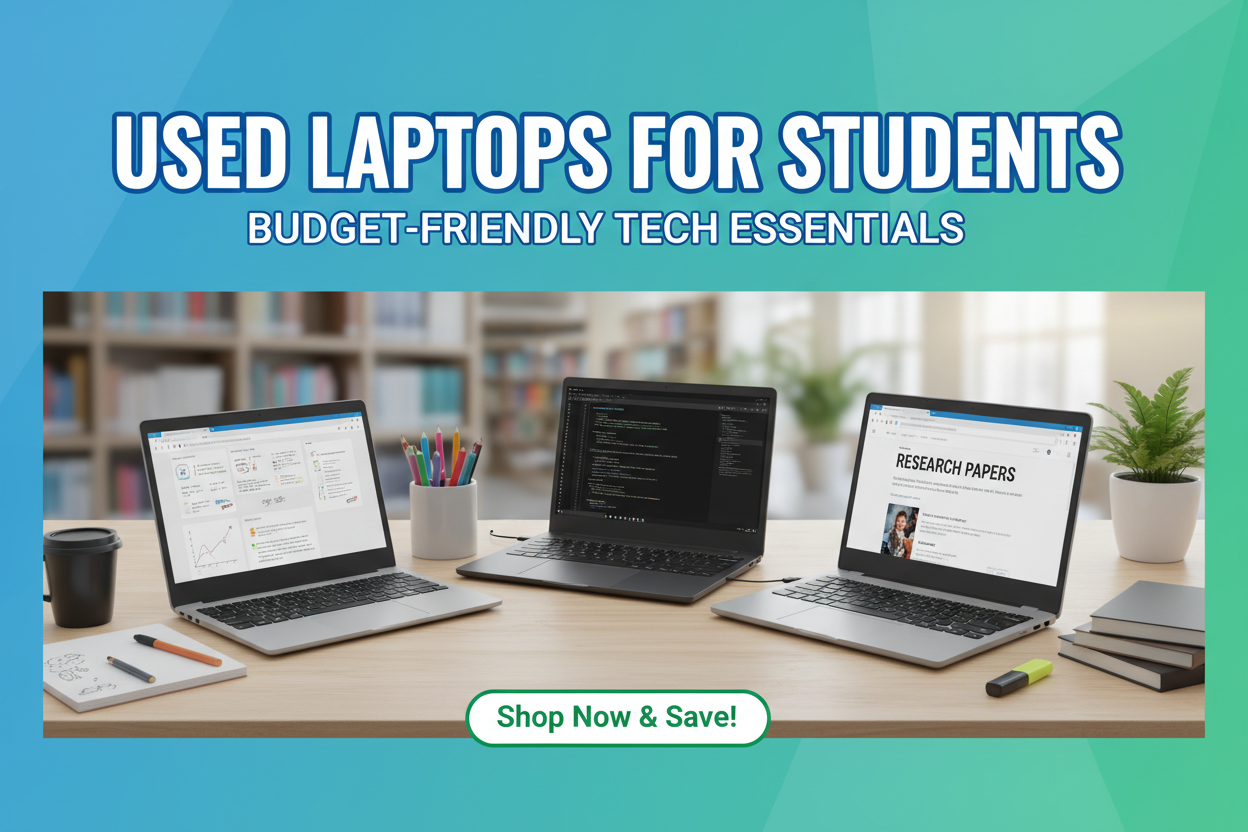 Used Laptops for Students: Budget-Friendly Tech Essentials